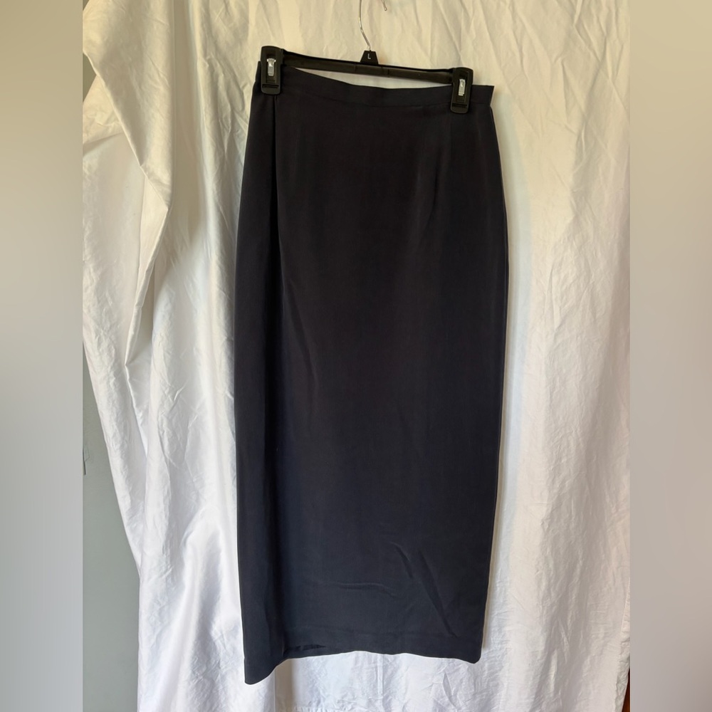 Parisian Signature Elegant Navy Women's Skirt Size 8